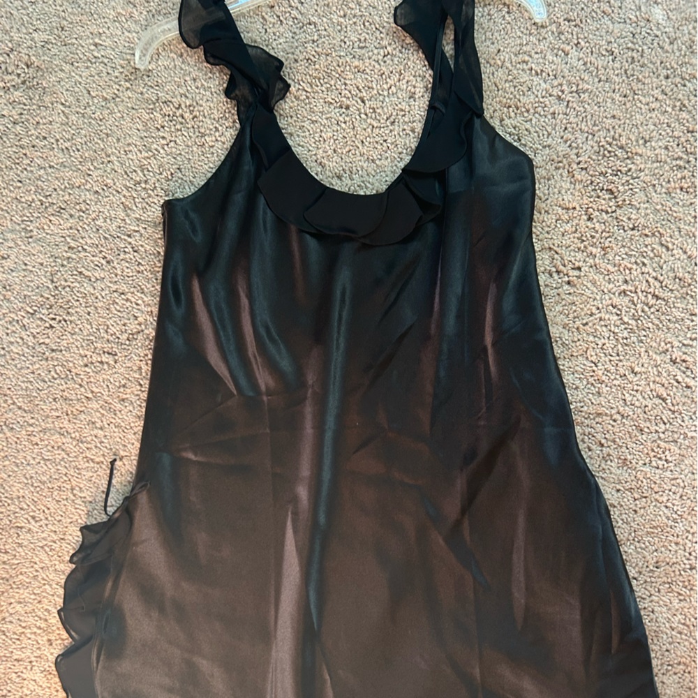 Oscar de la Renta Black Nightgown NEVER WORN